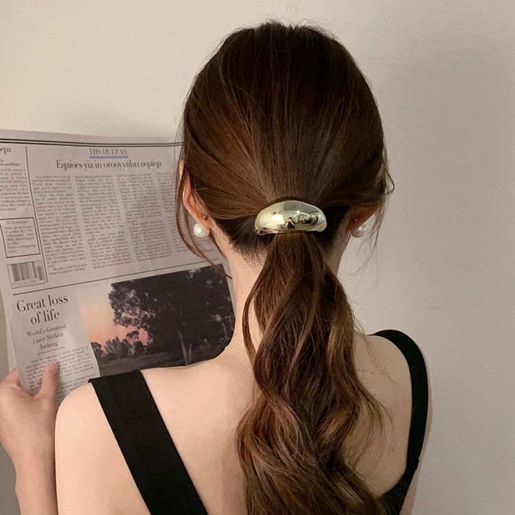 Polished Dome Ponytail Tie
