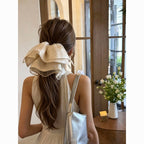 Ruffle Ponytail Hair Clip