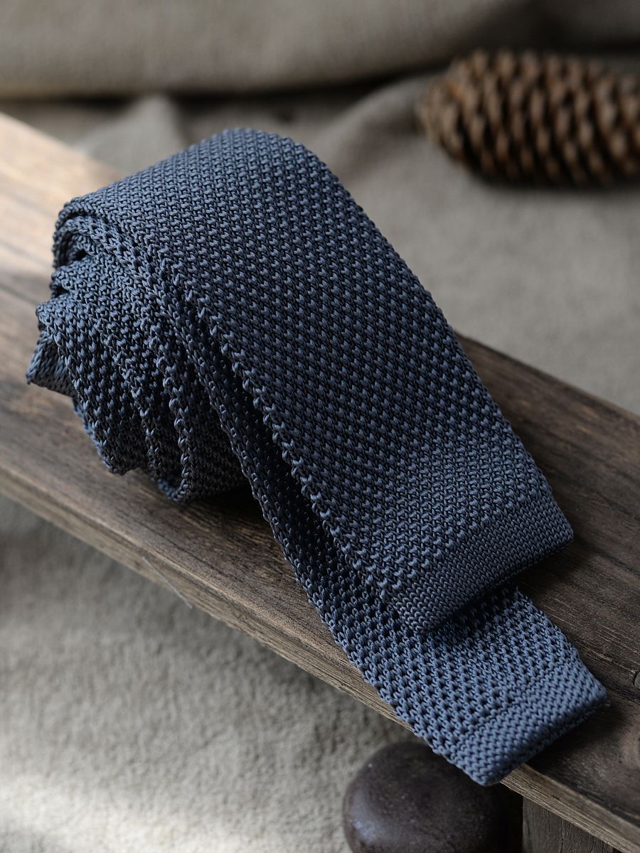Striped Knit Tie Vintage Style - Modomu