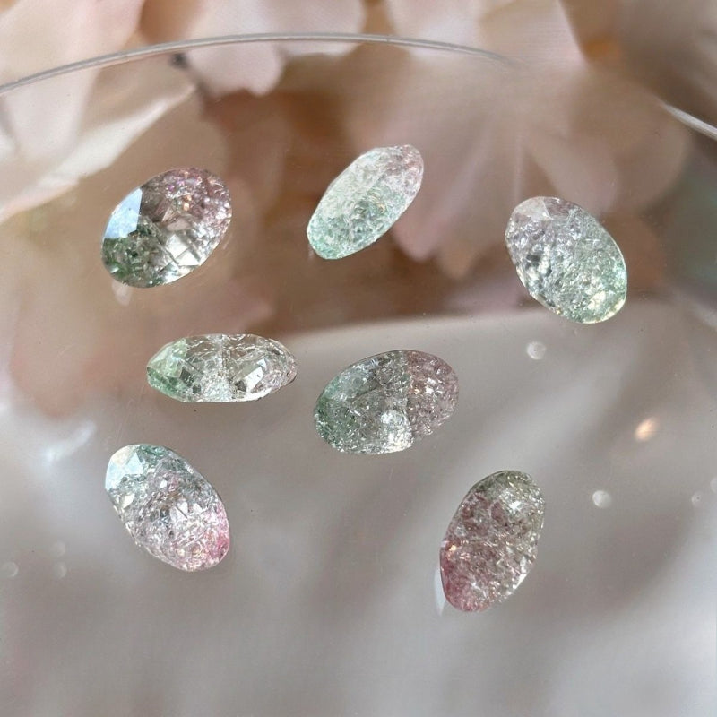 Crackle Gradient Nail Stones