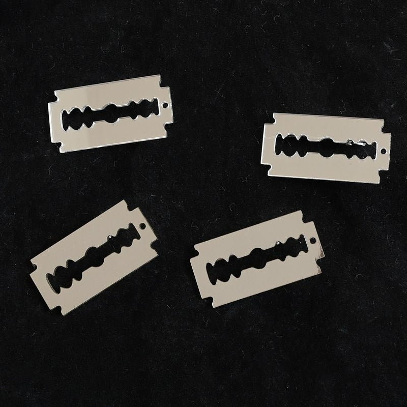 Acrylic Razor Blade Hair Clip