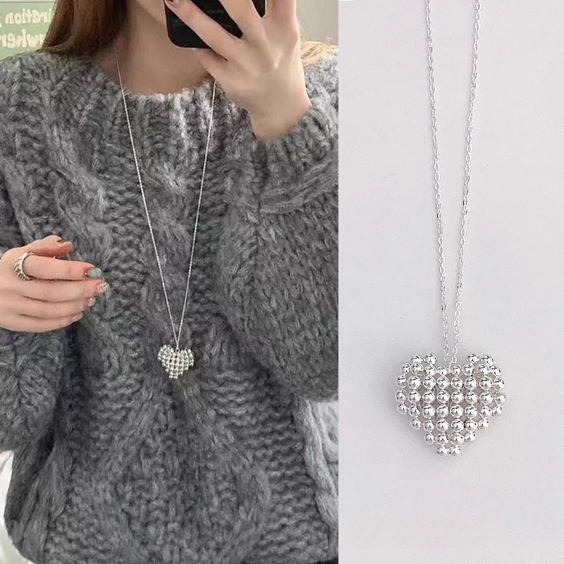 Dongdaemun Silver Love Necklace
