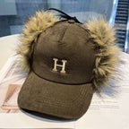 Kids Fuzzy Baseball Cap