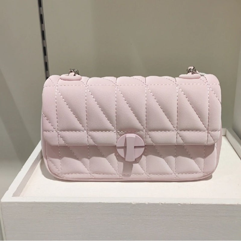 Quilted Chain Flap Bag