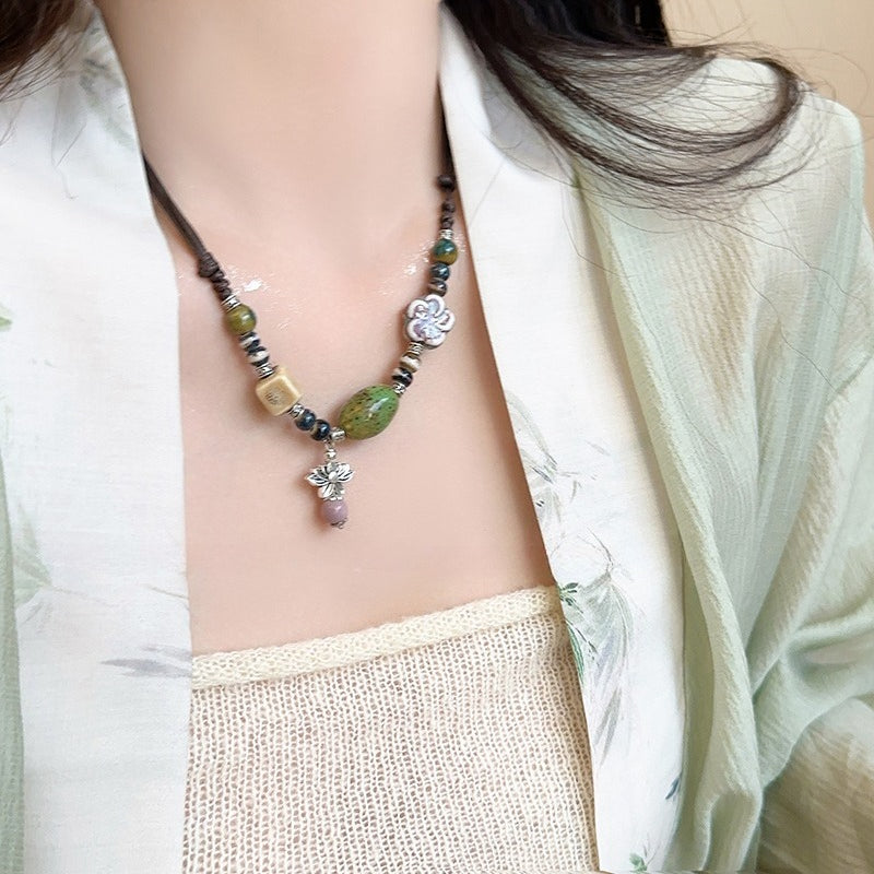 Beaded Necklace Dreamy Statement - Modomu