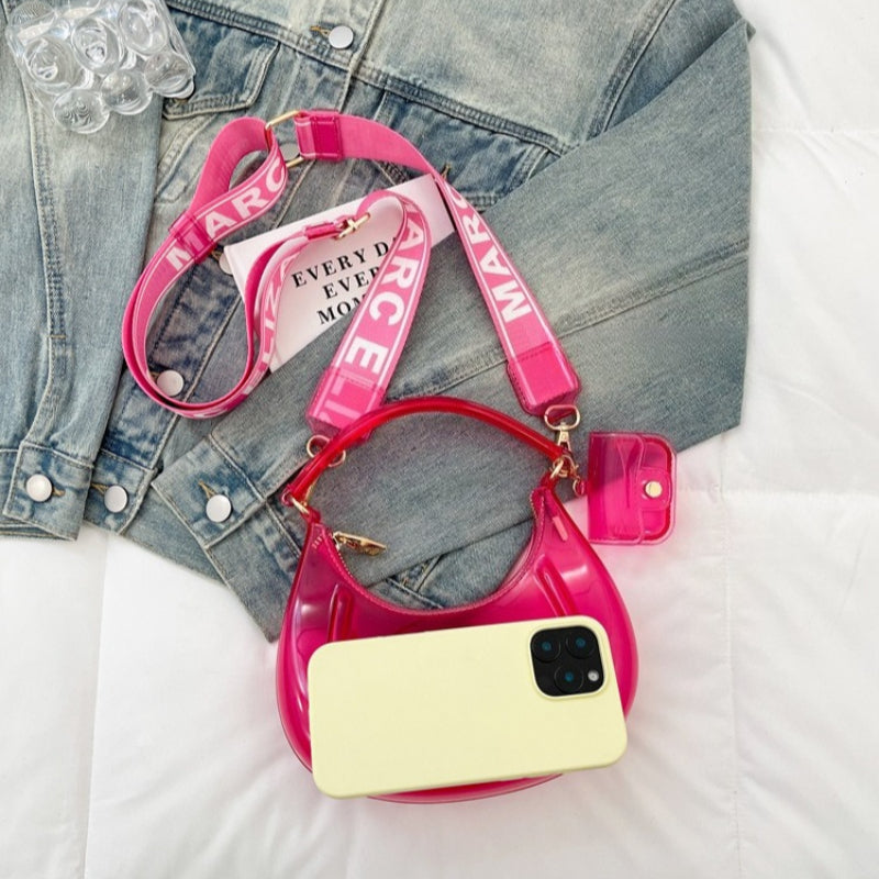 Transparent Jelly Crossbody Bag