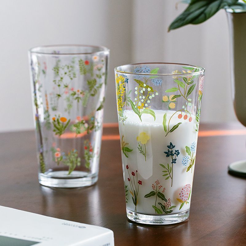 Wildflower Print Water Tumbler
