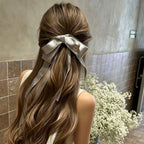 Metallic Bow Hair Clip