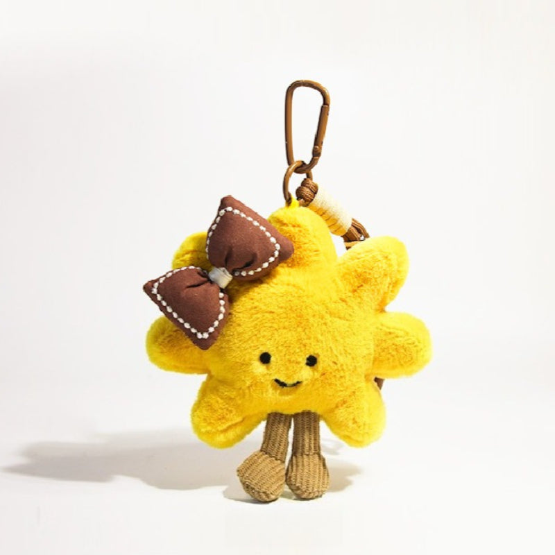 Sunflower Plush Bag Charm Keychain - Modomu