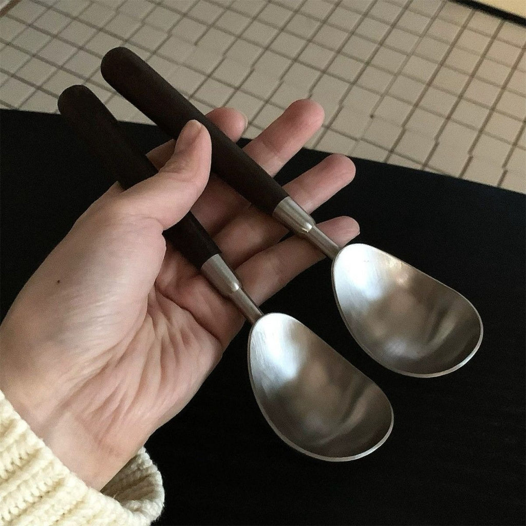 Walnut-Effect Handle Melon Baller