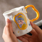 Retro Painting Ceramic Coffee Mug - Modomu