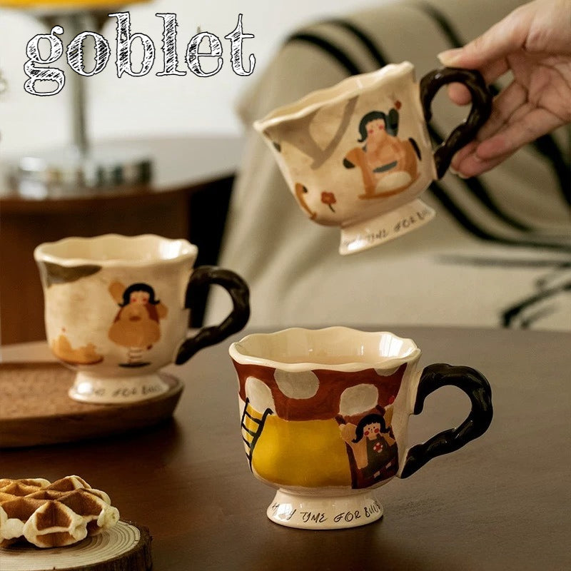 Ceramic Goblet Style Water Mug - Modomu