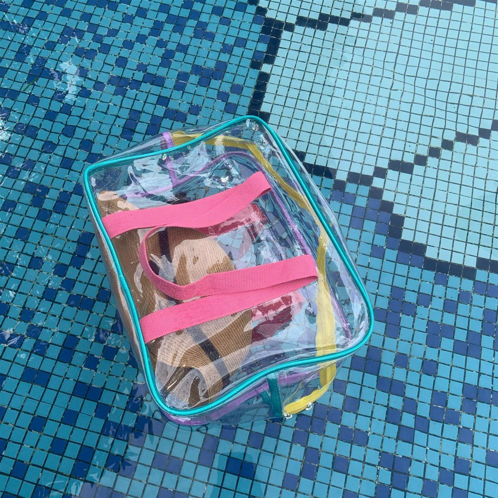 Clear Jelly Beach Tote