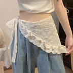 Jacquard Mesh Lace Headscarf