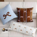 Korean Bow Throw Pillow Cover