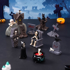 Miniature Graveyard Scene Set