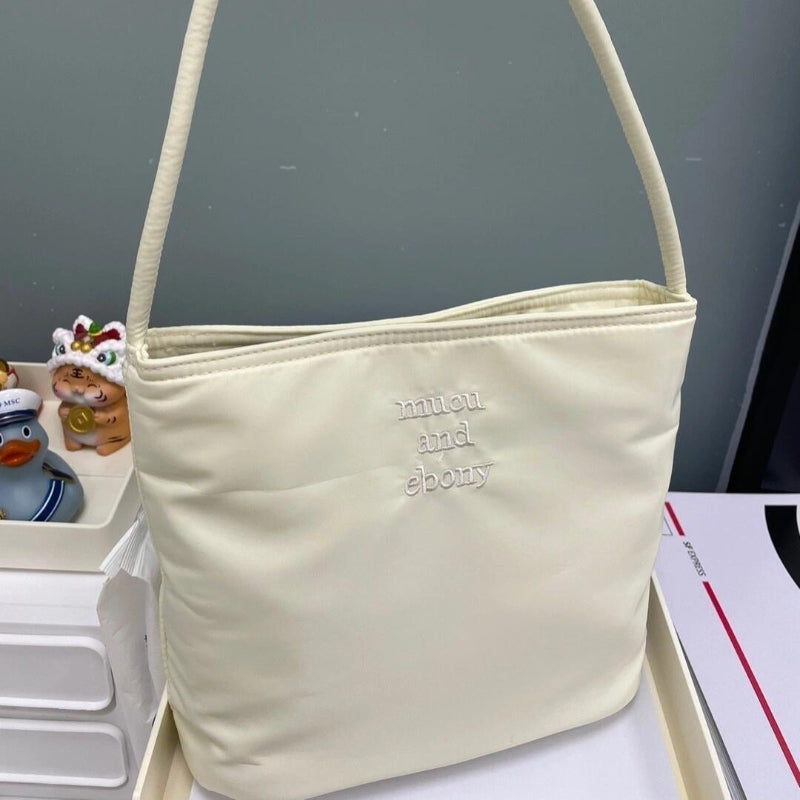 Nylon Bucket Handbag