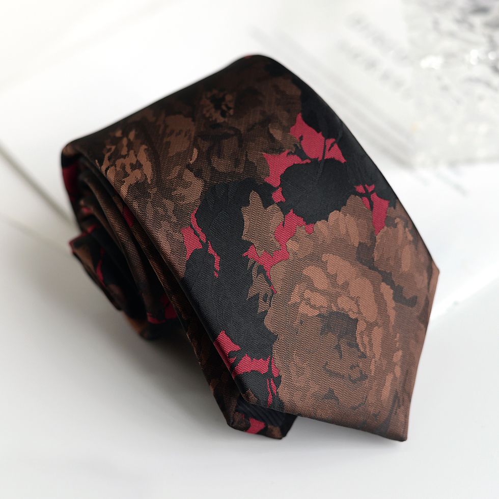 Handmade Retro Jacquard Tie - Modomu