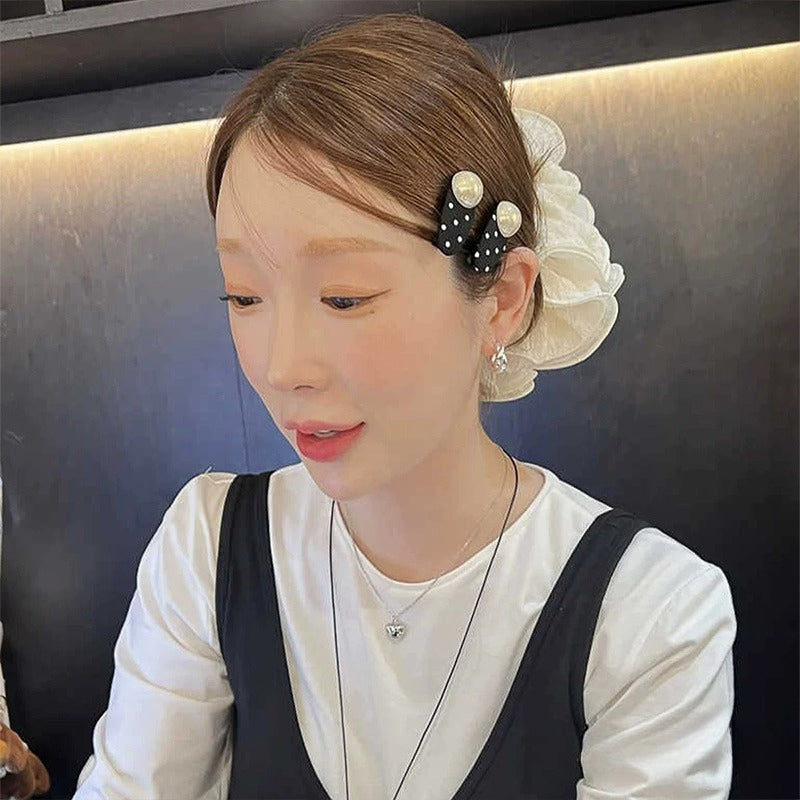 Polka Dot Heart Hair Clip - Modomu