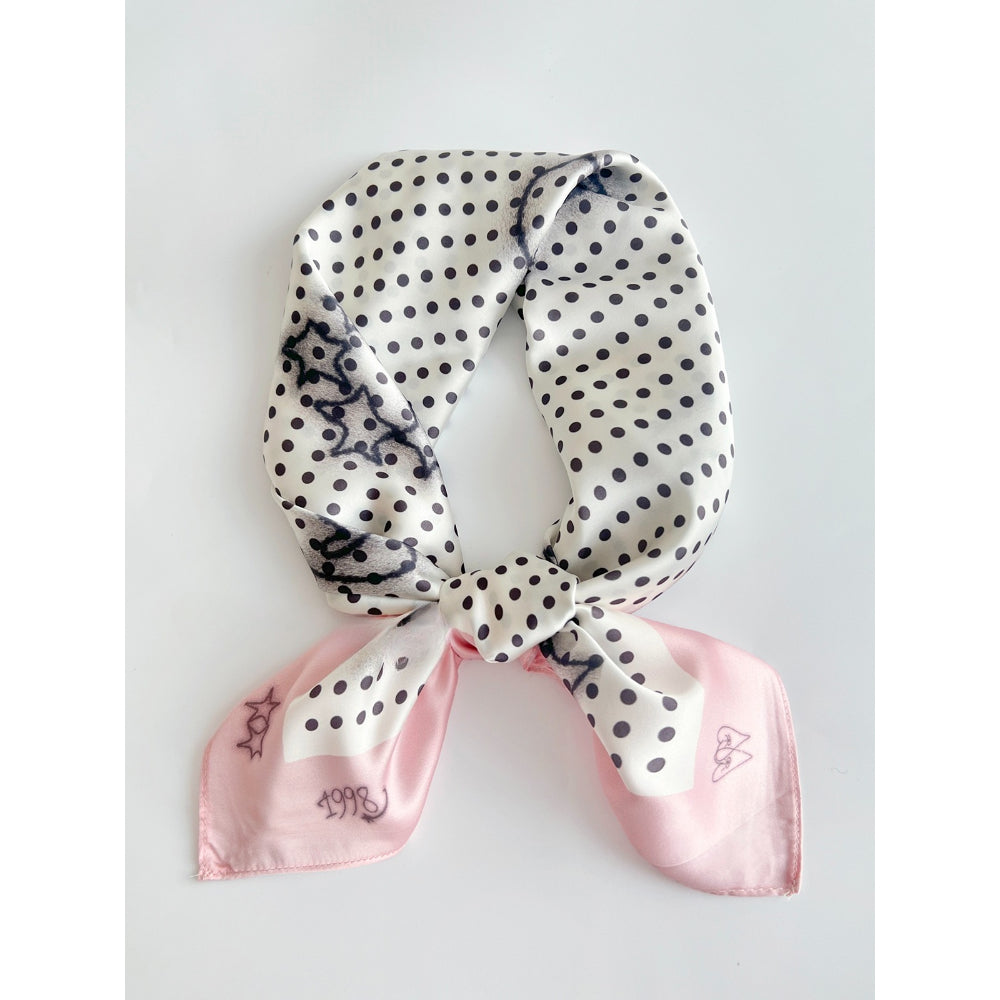 Polka Dot Graffiti Scarf