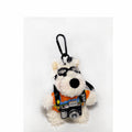 Cartoon Puppy Plush Keychain