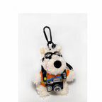 Cartoon Puppy Plush Keychain