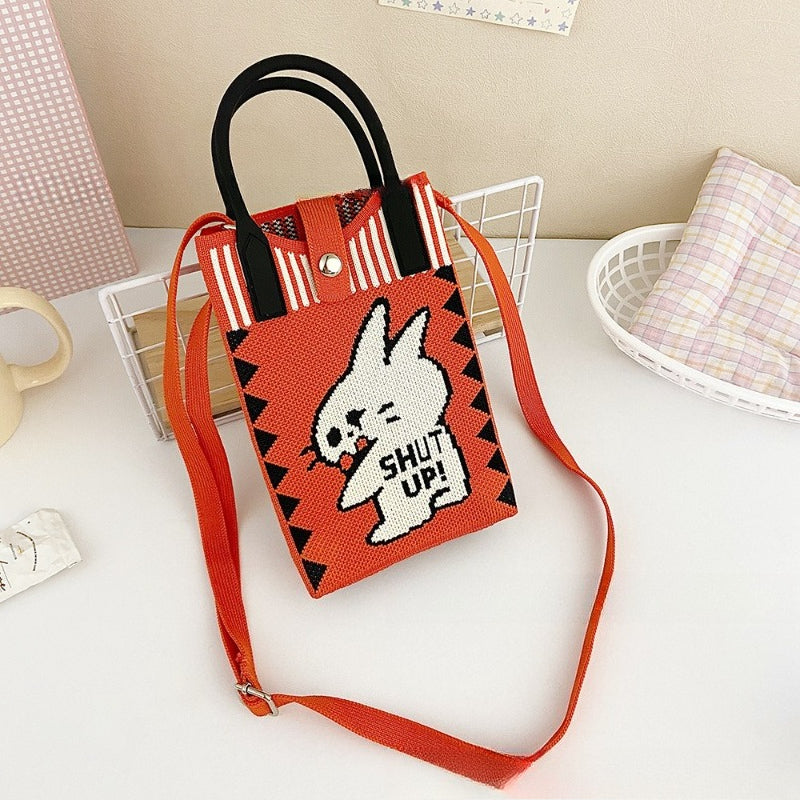 Knit Animal Phone Bag