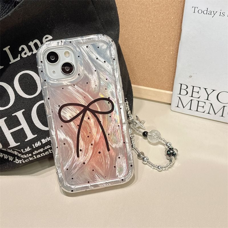 Feather Bow Samsung Phone Case Bracelet