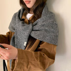 Retro Triangle Scarf Warm Shawl