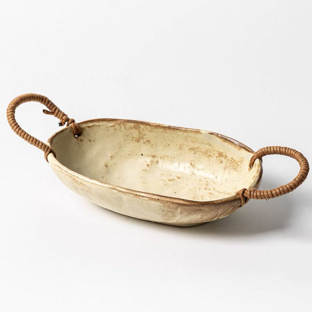 Oval Ceramic Serving Plate