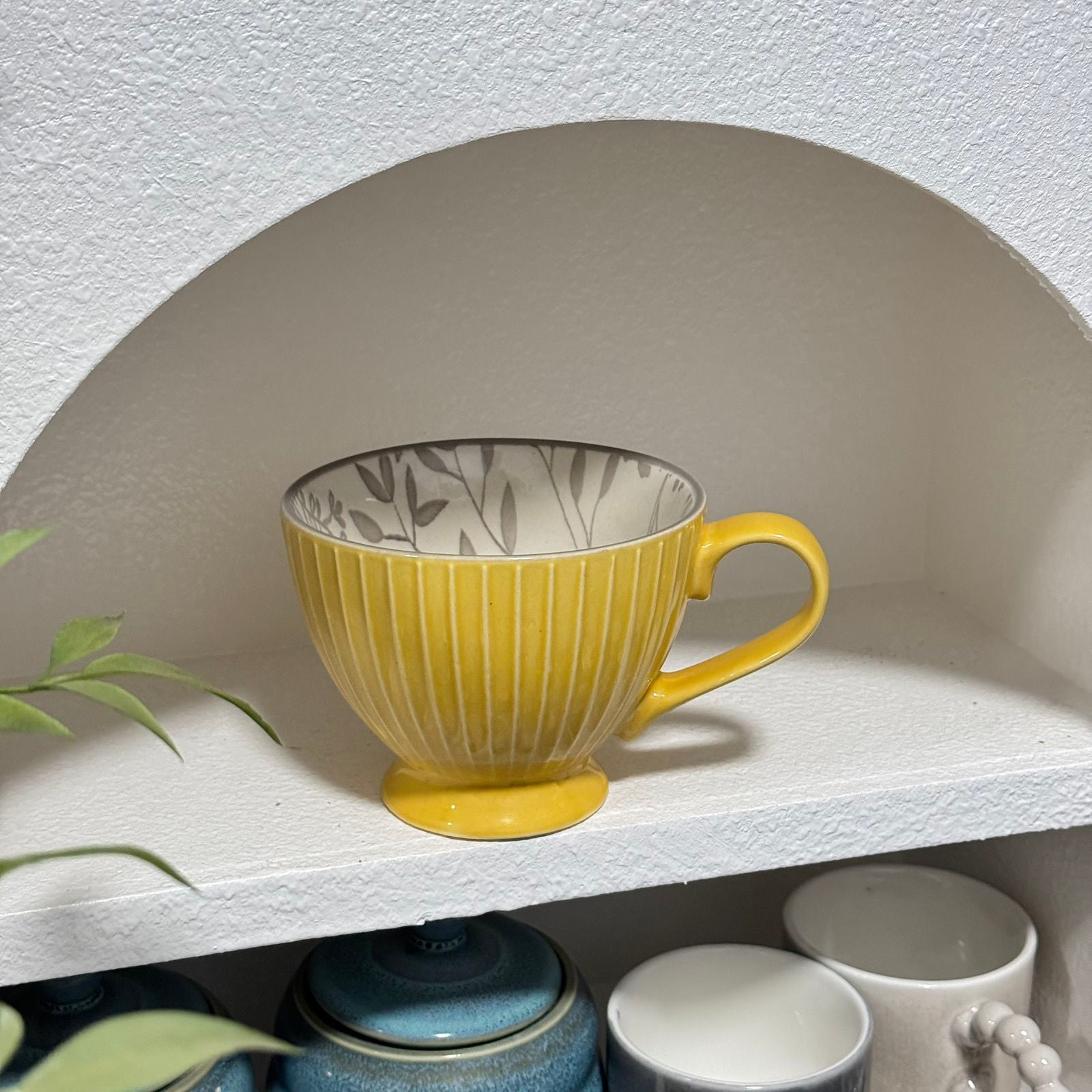 Relief Mug With Modern Print