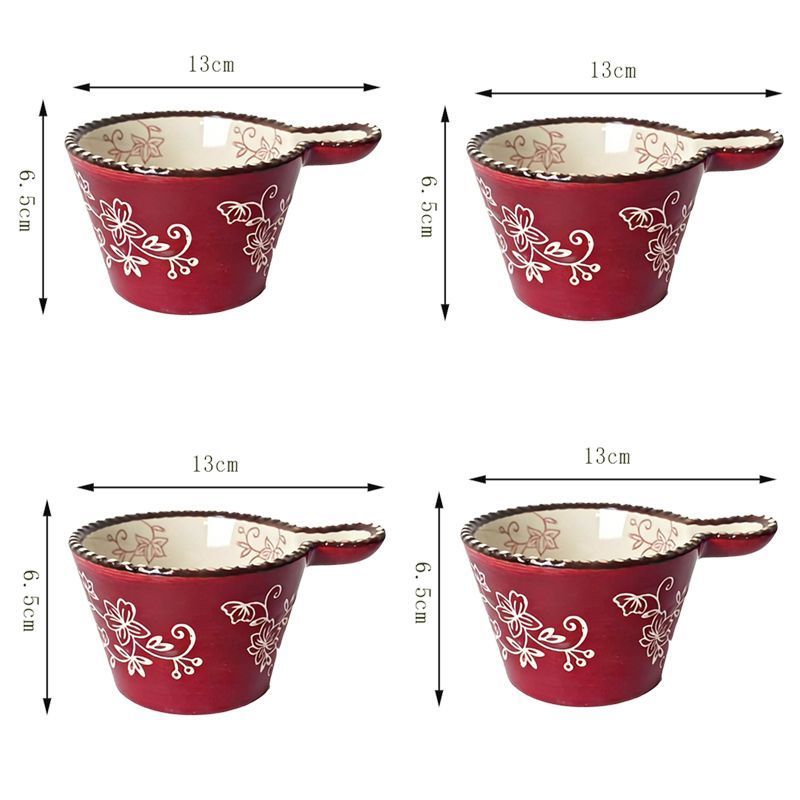 Beaded Handle Dessert Bowl