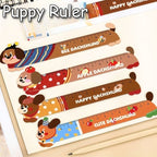 Cartoon Puppy Magnetic Bookmark Ruler - Modomu