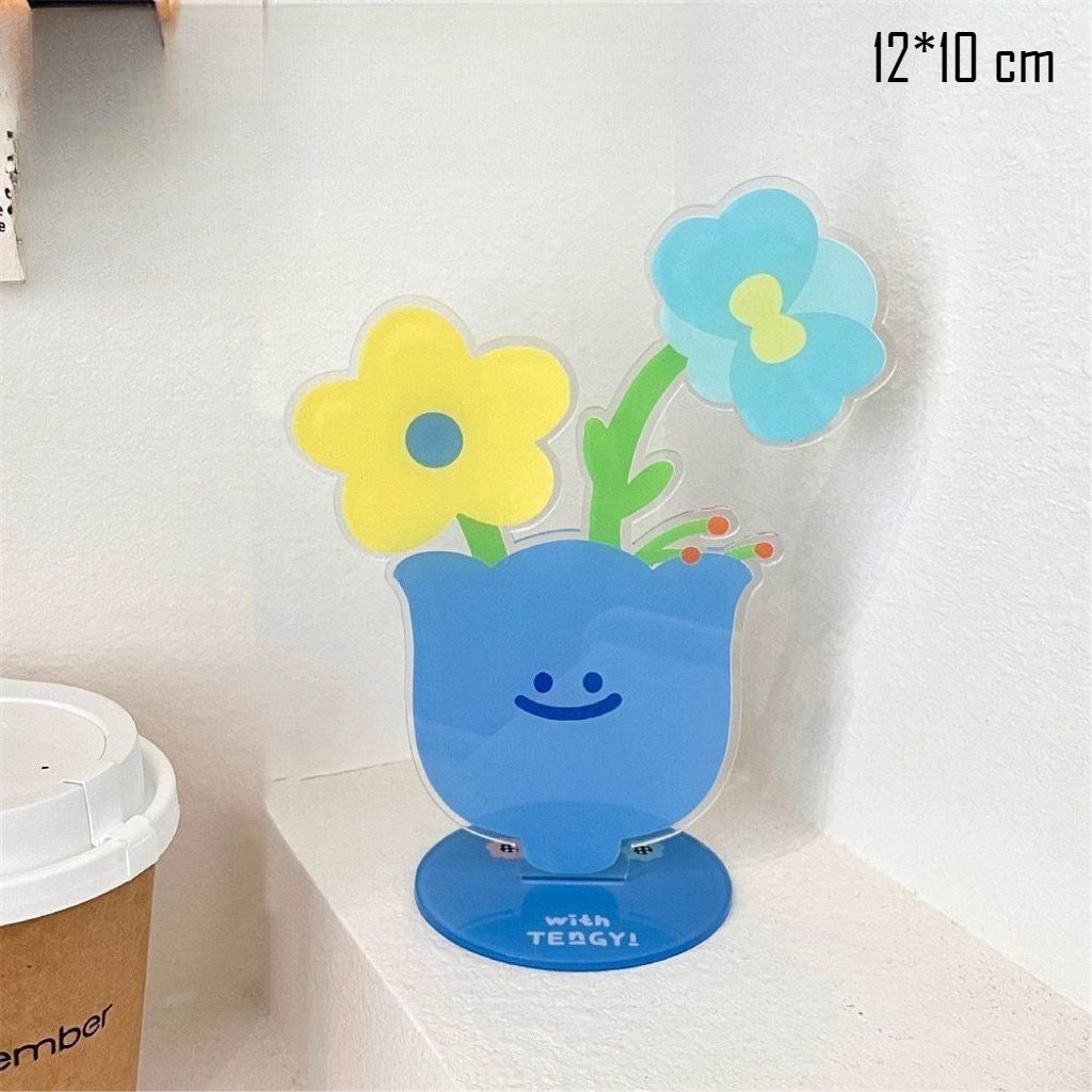 Acrylic Flower Note Clip