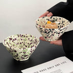 Ink Splash Ceramic Fruit Bowl - Modomu