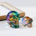 Iridescent Skull Ornament