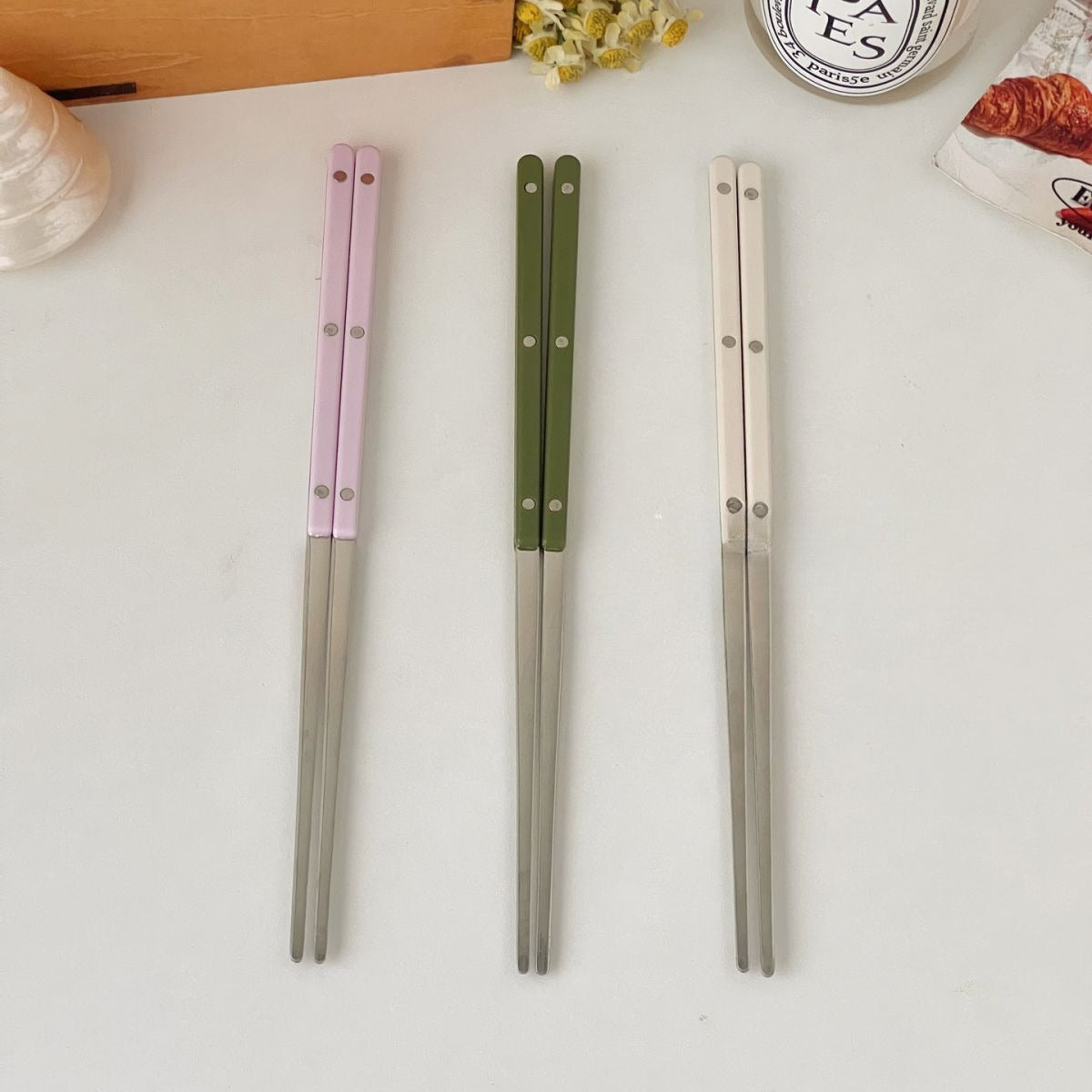 Riveted Handle Reusable Chopsticks