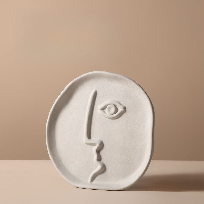 Abstract Face Ceramic Vase - Modomu
