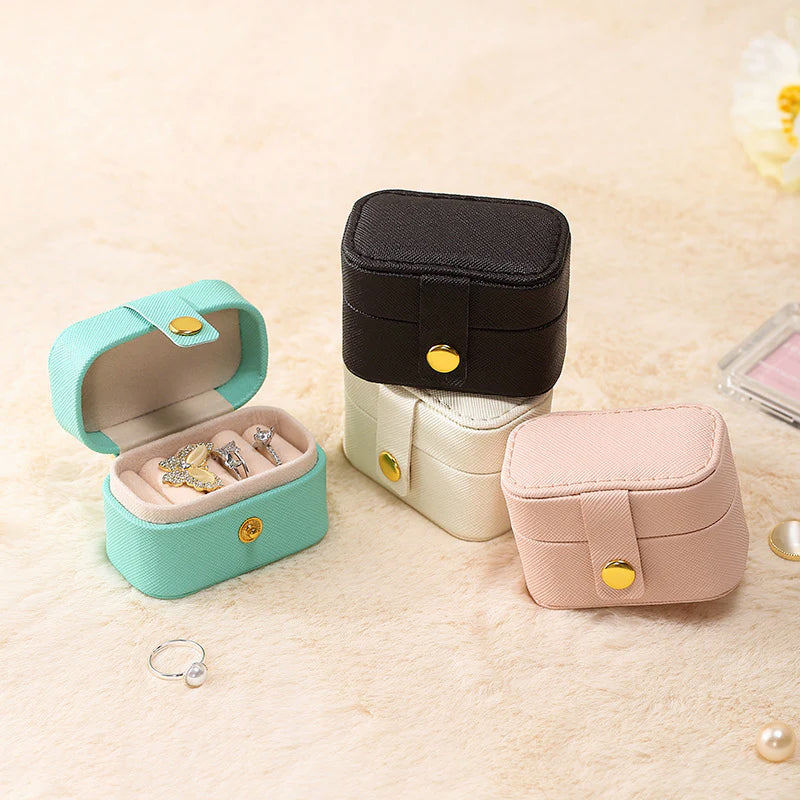 Mini Leather Jewelry Box