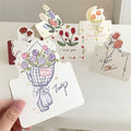 3D Tulip Bouquet Greeting Card
