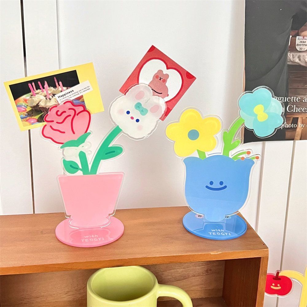 Acrylic Flower Note Clip
