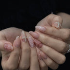 Blush Cross Press-On Nails