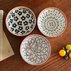Hand-Painted Bohemian Rice Bowl