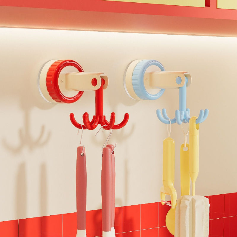 Rotating Six-Claw Utensil Hook