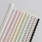 Polka Dot Paper Straws
