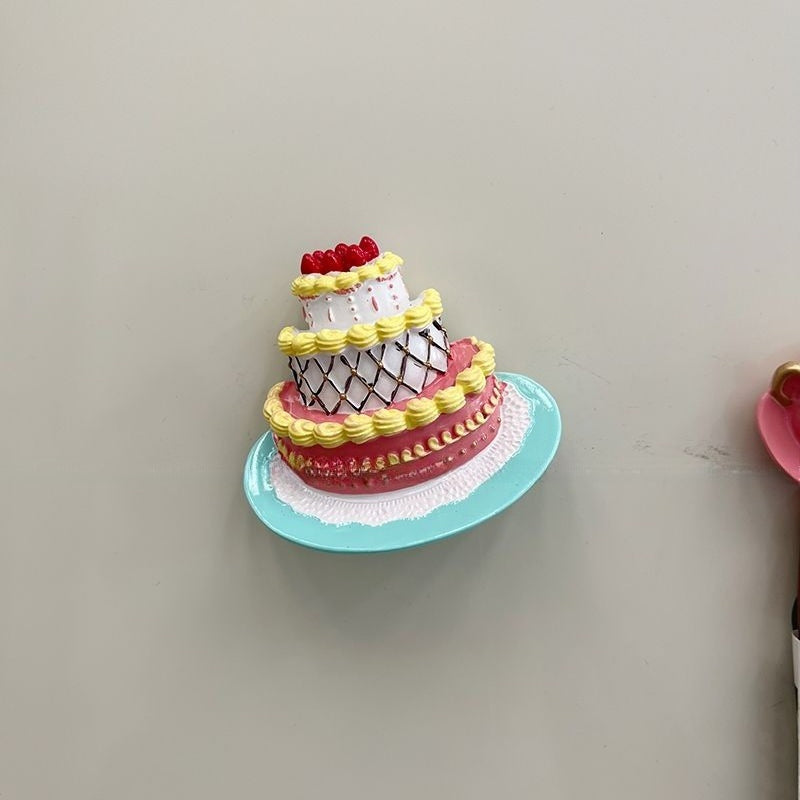 Floral Fridge Magnet Sticker