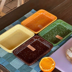 Speckled Square Serving Tray