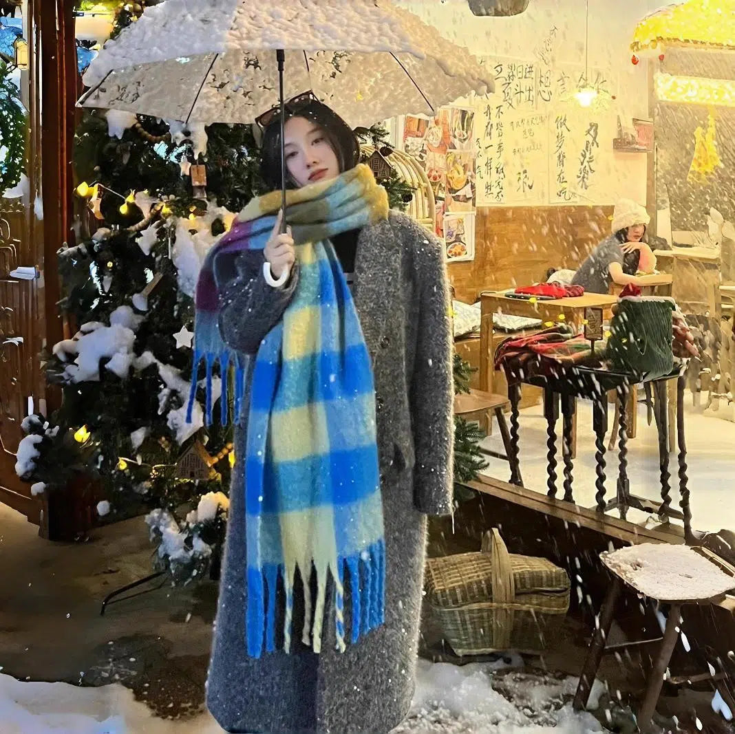 Fuji Mohair Fleece Custom Shawl