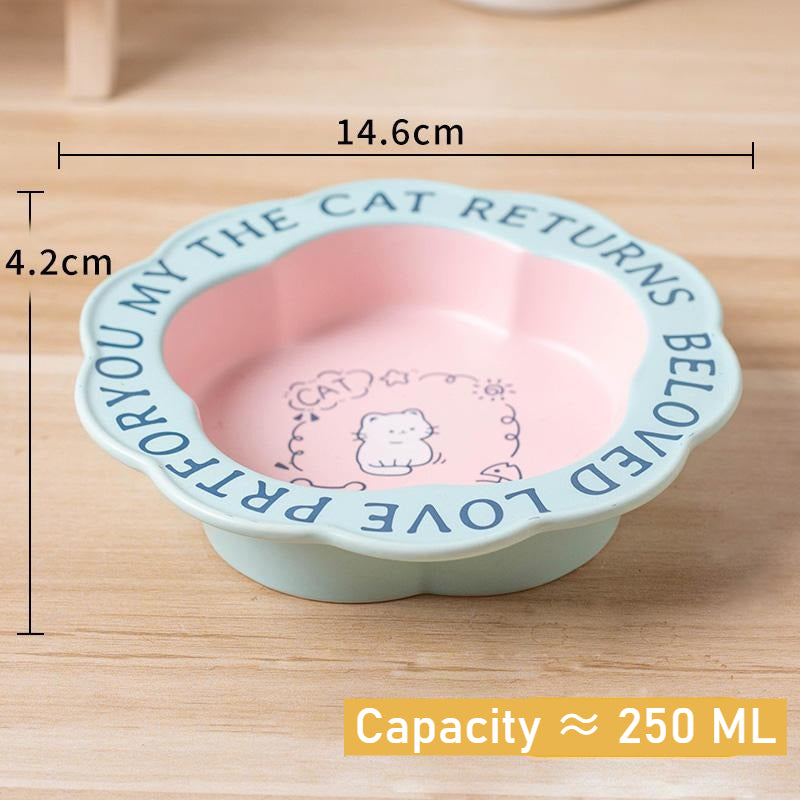 Elevated Ceramic Pet Food Bowl