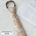 Floral Knot-Free Tie - Modomu